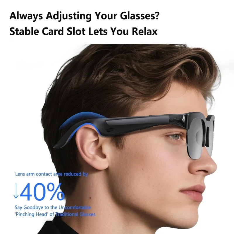 Smart Glasses Lens - Lenovo 8K Akıllı Yapay Zeka Gözlüğü,