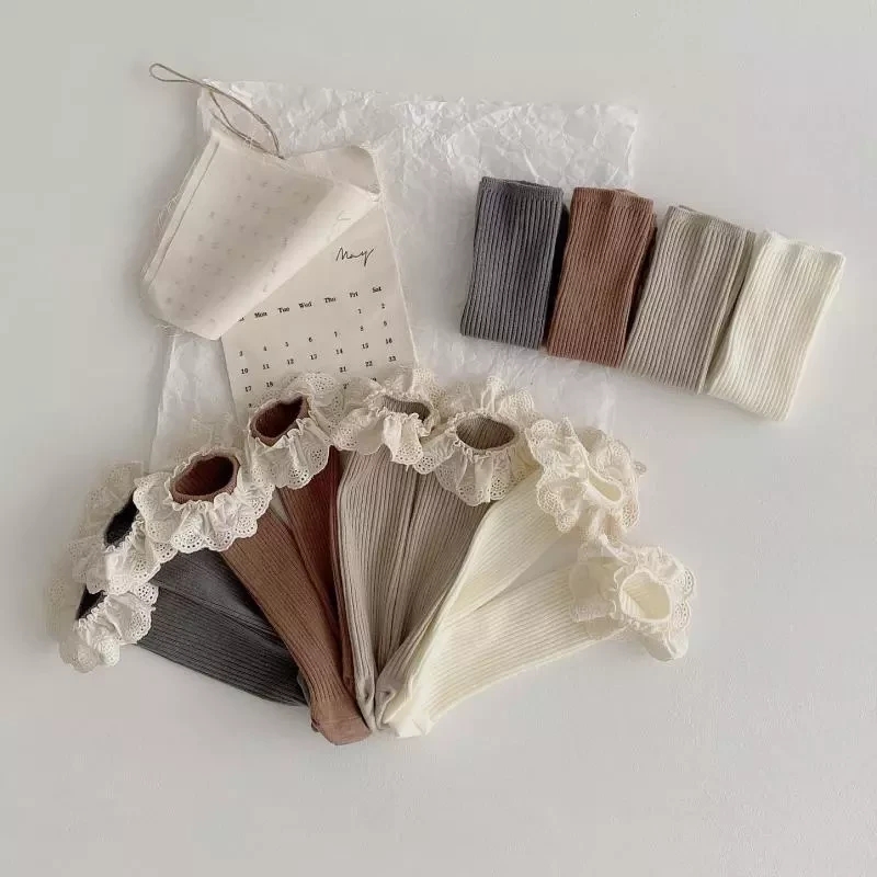 4 Pairs moda bebek kız fırfır  - Baby Sock Oximeter incelemesi ve fiyatı