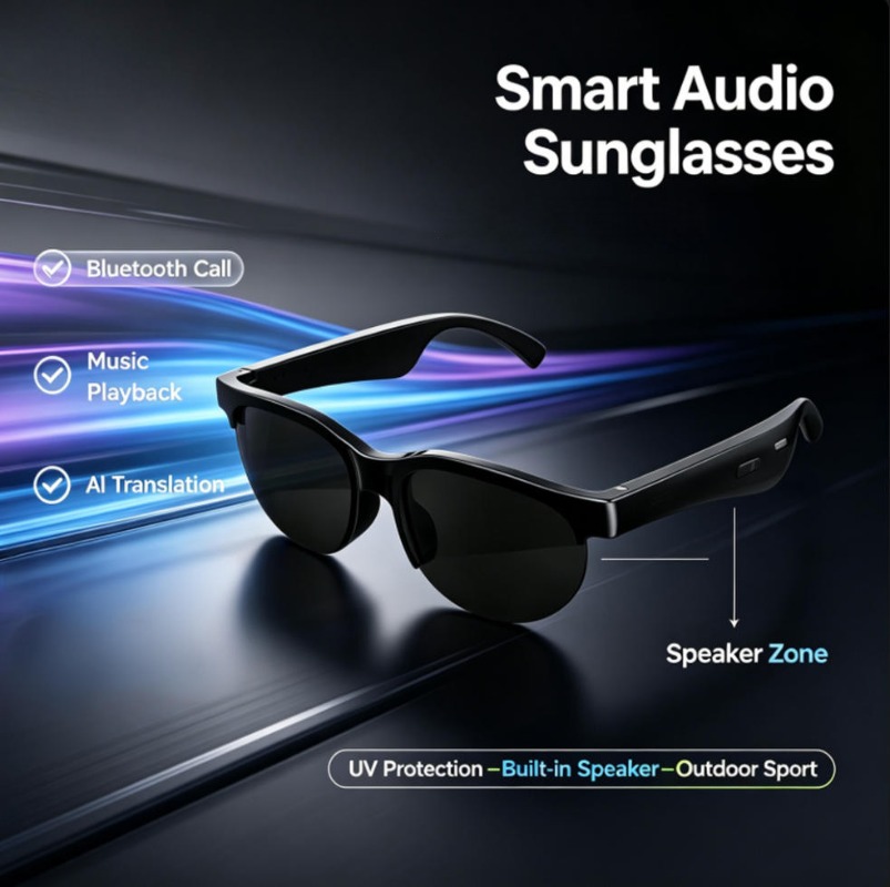 Akıllı Sesli Güneş Gözlüğü Blu - Smart Glasses Lens incelemesi ve fiyatı